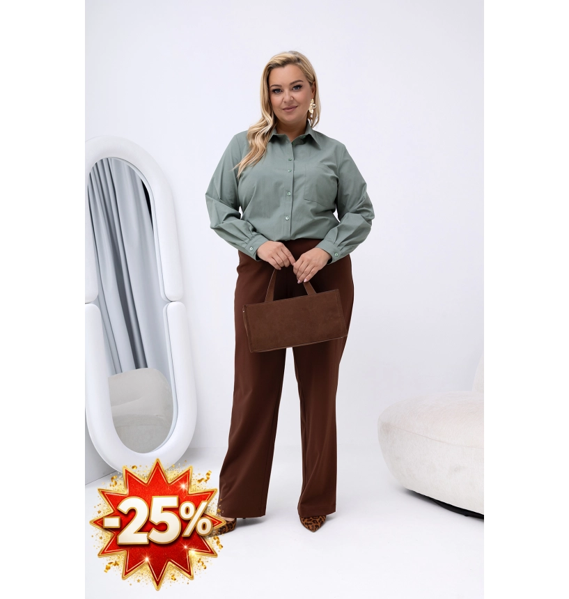 S217 SPODNIE ANDY BRĄZOWE S217 SPODNIE ANDY BRĄZOWE